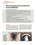 Altrohrzustand und erforderliche Linerwanddicken