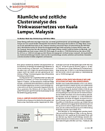 Räumliche und zeitliche Clusteranalyse des Trinkwassernetzes von Kuala Lumpur, Malaysia