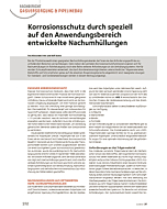 Korrosionsschutz durch speziell auf den Anwendungsbereich entwickelte Nachumhüllungen