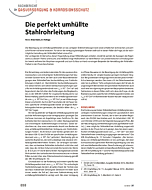 Die perfekt umhüllte Stahlrohrleitung