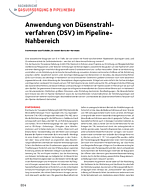 Anwendung von Düsenstrahlverfahren (DSV) im Pipeline-Nahbereich