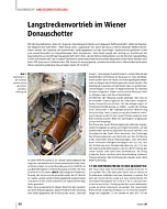 Langstreckenvortrieb im Wiener Donauschotter