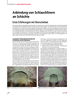 Anbindung von Schlauchlinern an Schächte
