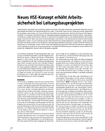 Neues HSE-Konzept erhöht Arbeitssicherheit bei Leitungsbauprojekten