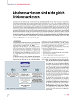 Löschwasserkosten sind nicht gleich Trinkwasserkosten