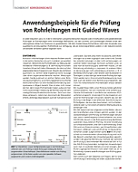 Anwendungsbeispiele für die Prüfung von Rohrleitungen mit Guided Waves