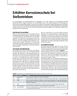 Erhöhter Korrosionsschutz bei Stellantrieben