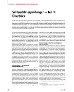 Schlauchlinerprüfungen – Teil 1: Überblick