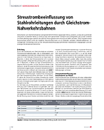 Streustrombeeinflussung von Stahlrohrleitungen durch Gleichstrom-Nahverkehrsbahnen