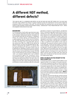 A different NDT method, different defects?