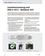 Linerdimensionierung nach DWA-A 143-2 – Weißdruck 2015