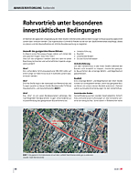 Rohrvortrieb unter besonderen innerstädtischen Bedingungen