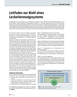Leitfaden zur Wahl eines Leckerkennungssystems