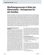 Überflutungsvorsorge in Zeiten des Klimawandels – Konsequenzen für den Kanalbau