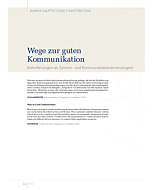 Wege zur guten Kommunikation