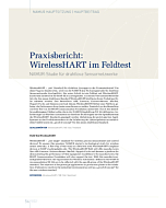 Praxisbericht: WirelessHART im Feldtest