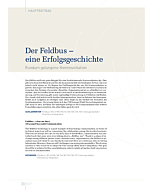 Der Feldbus - eine Erfolgsgeschichte