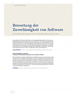 Bewertung der Zuverlässigkeit von Software