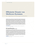 Effizienter Einsatz von Multicore-Systemen