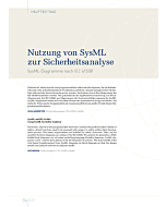 Nutzung von SysML zur Sicherheitsanalyse
