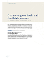 Optimierung von Batch- und Semibatchprozessen