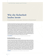 Wie die Sicherheit laufen lernte