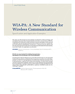 WIA-PA: ein neuer Standard für drahtlose Kommunikation