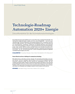 Technologie-Roadmap Automation 2020+ Energie
