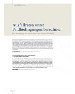 Ausfallraten unter Feldbedingungen berechnen