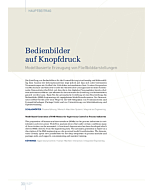 Bedienbilder auf Knopfdruck