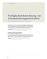 Verfügbarkeitsberechnung von Automatisierungsnetzwerken