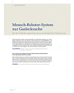Mensch-Roboter-System zur Gaslecksuche