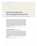 Simulationsbasierte Steuerungsfunktionstests