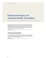 Datenkonsistenz mit AutomationML herstellen