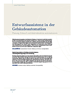 Entwurfsassistenz in der Gebäudeautomation