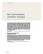 Das Zeitverhalten verteilter Anlagen