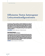 Effizientes Testen heterogener Leitsystemkonfigurationen