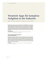 Vernetzte Apps für komplexe Aufgaben in der Industrie