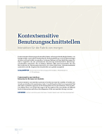 Kontextsensitive Benutzungsschnittstellen