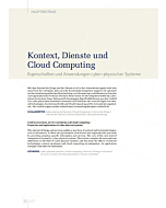 Kontext, Dienste und Cloud Computing