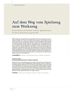 Auf dem Weg vom Spielzeug zum Werkzeug