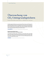 Überwachung von CO₂-Untergrundspeichern
