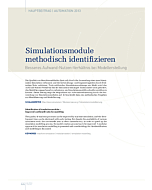 Simulationsmodule methodisch identifizieren