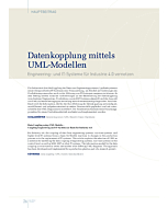 Datenkopplung mittels UML-Modellen