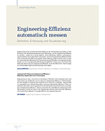 Engineering-Effizienz automatisch messen