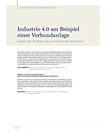Industrie 4.0 am Beispiel einer Verbundanlage