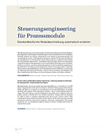 Steuerungsengineering für Prozessmodule