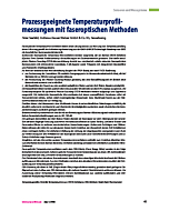 Prozessgeeignete Temperaturprofilmessungen mit faseroptischen Methoden