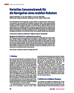 Verteiltes Sensornetzwerk für die Navigation eines mobilen Roboters