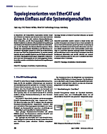 Topologievarianten von EtherCAT und deren Einfluss auf die Systemeigenschaften